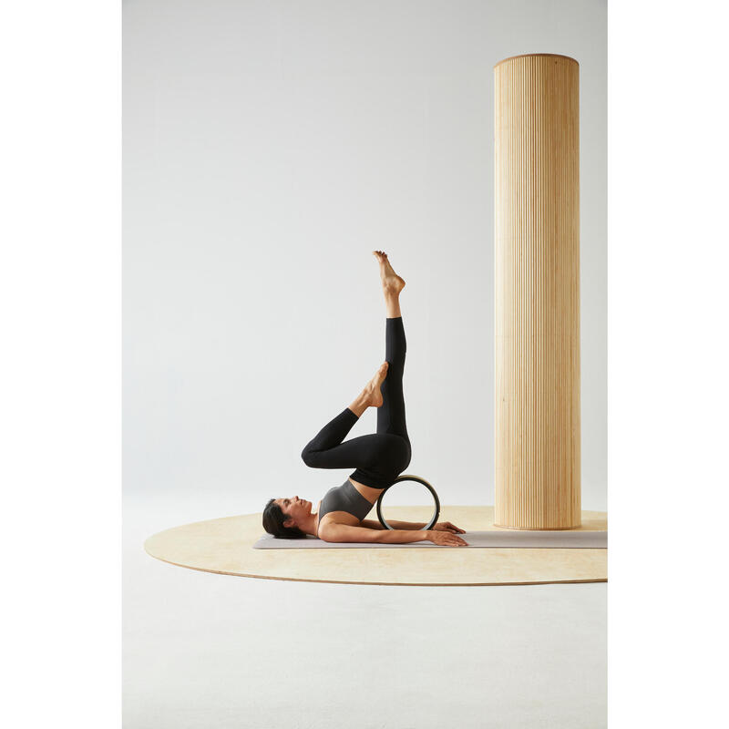 Roue de yoga - Noir et beige