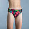 BOYS WATER POLO SWIMMING BRIEFS-OCTOPUS RED