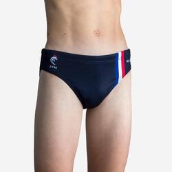 Maillot de bain slip water polo garcon lion bordeaux
