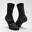 CHAUSSETTES DE RUNNING RUN900 MI-MOLLET LAINE MERINOS NOIRES