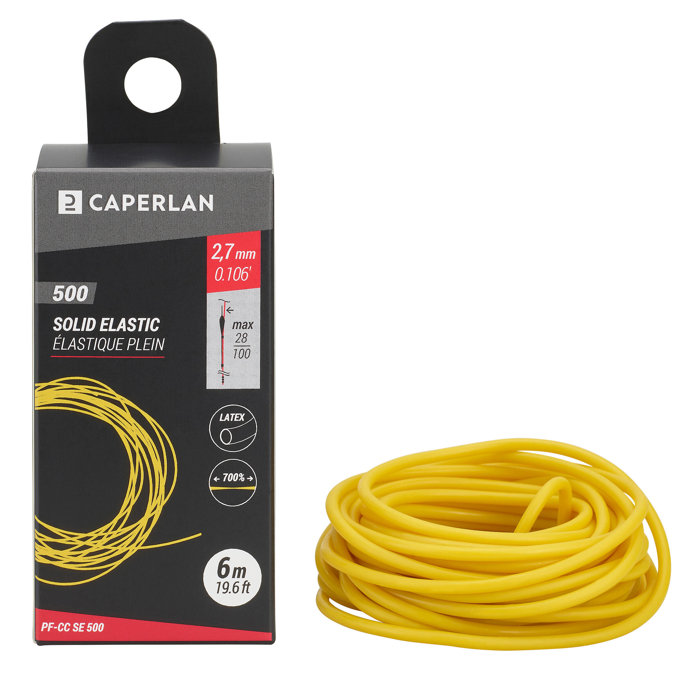 CAPERLAN SOLID LATEX ELASTIC PF CC SE 500 2,7MM 6M