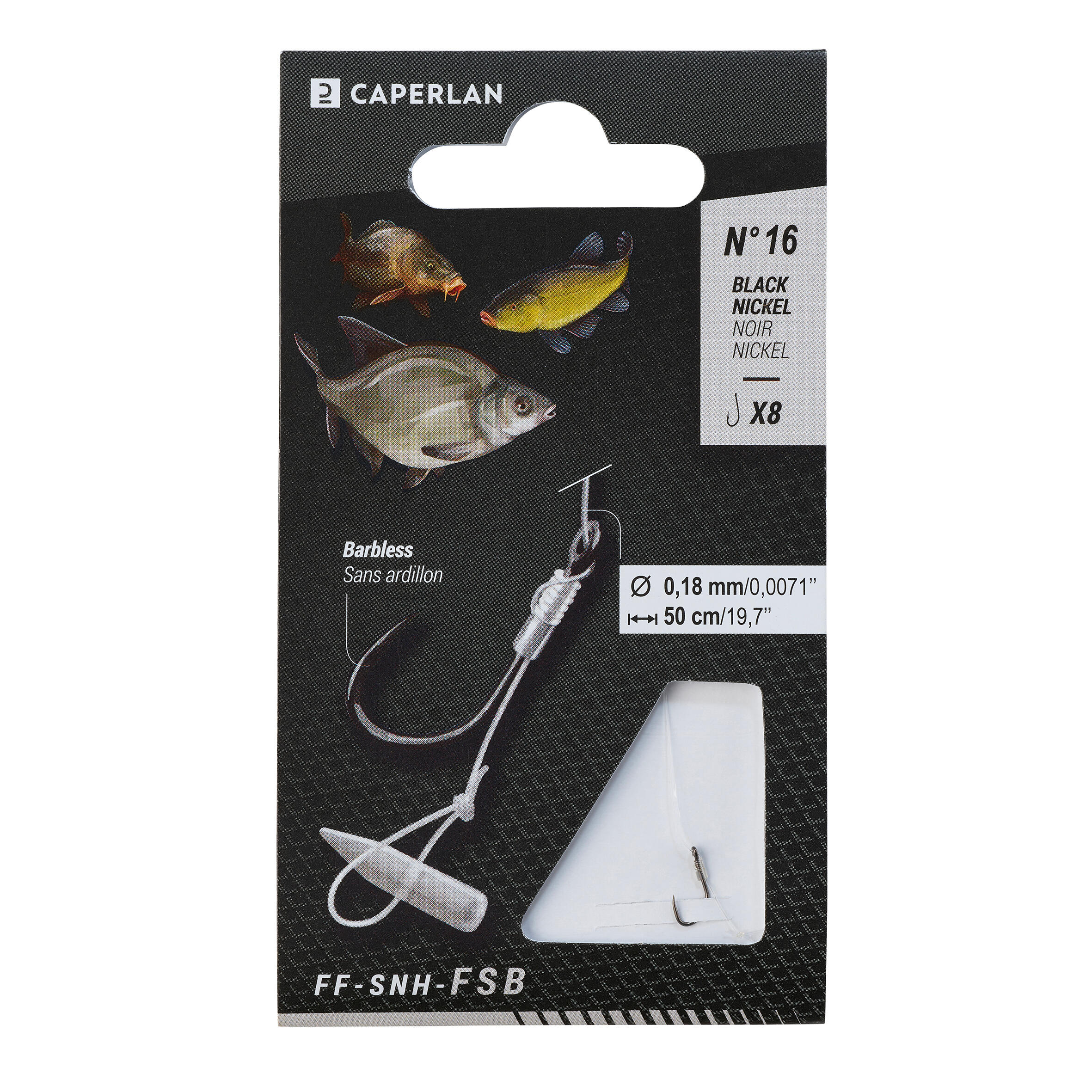 Fishing Leader with Bait Stop for feeder fishing FF - SNH - FSB 1/3