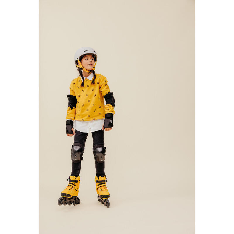 兒童健身直排輪 Fit 5 Jr - 黃色