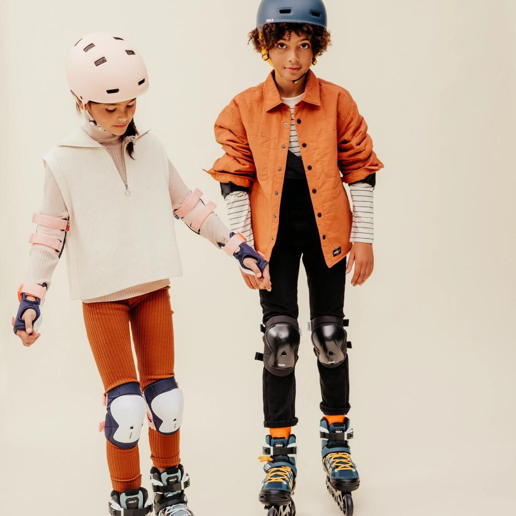 Inline Skates Inliner Kinder Fitness - Fit 5 blau/weiß