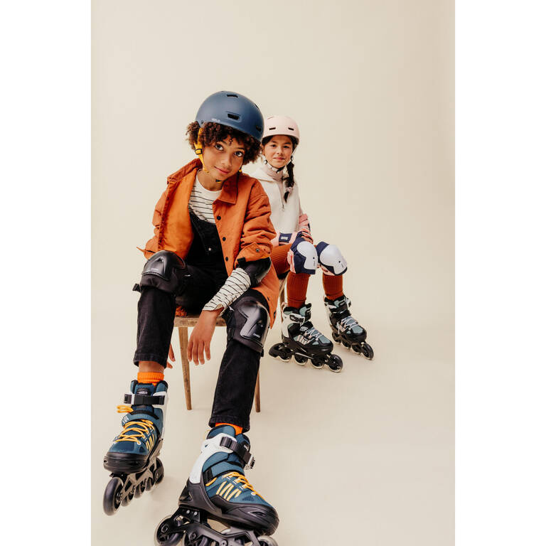 Kids' Inline Fitness Skates Fit 5 - Racing Blue