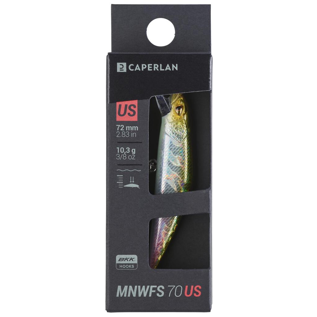 Wobbler Forelle MINNOW WXM MNWFS 70 US Yamame neon