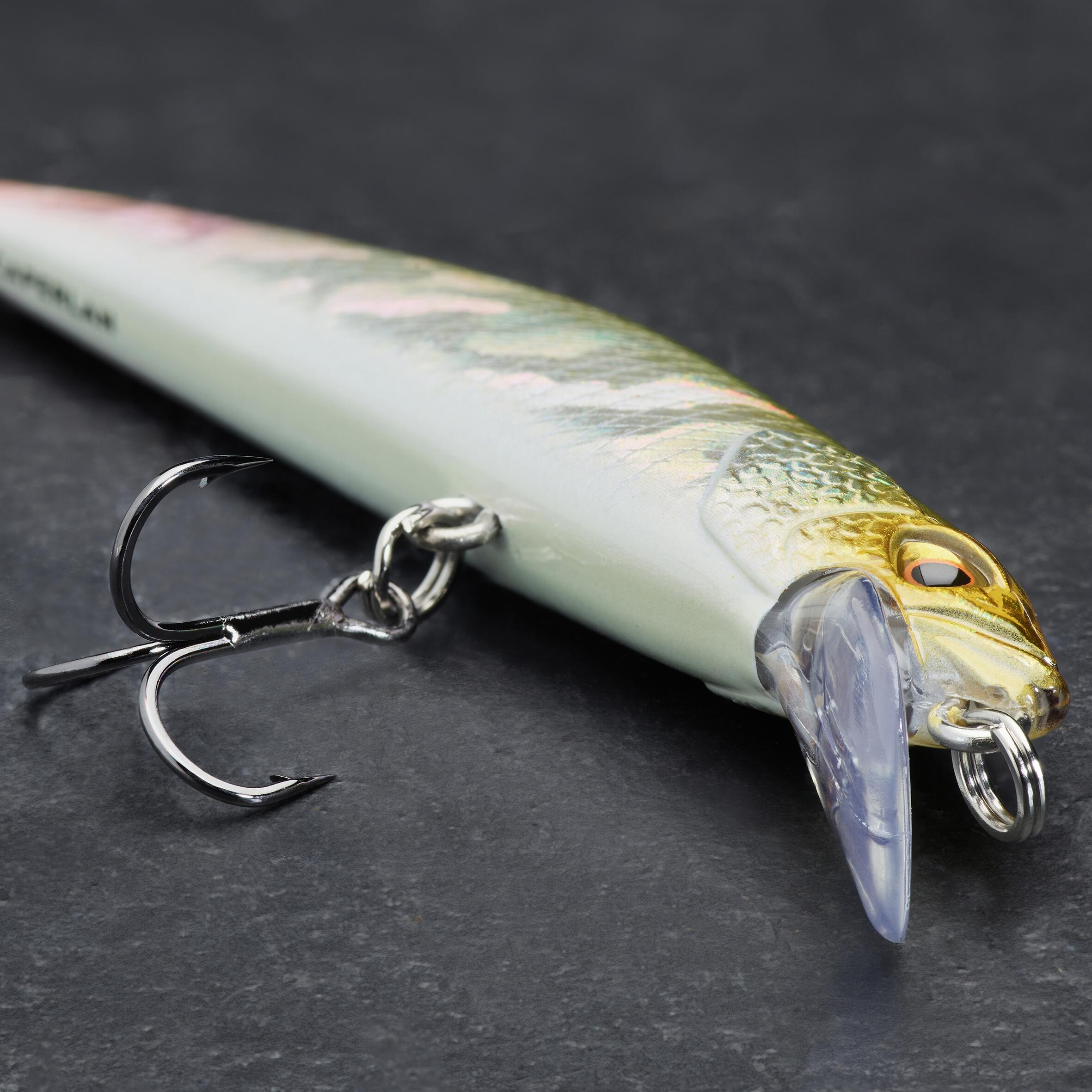 MINNOW HARD LURE FOR TROUT WXM MNWFS 70 US - GREEN BACK 3/4