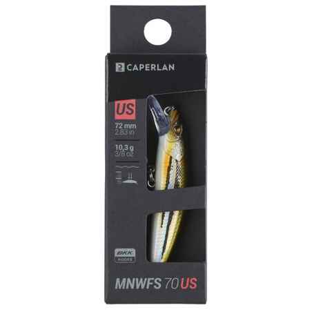 MINNOW HARD LURE FOR TROUT MNWFS US 70 MINNOW