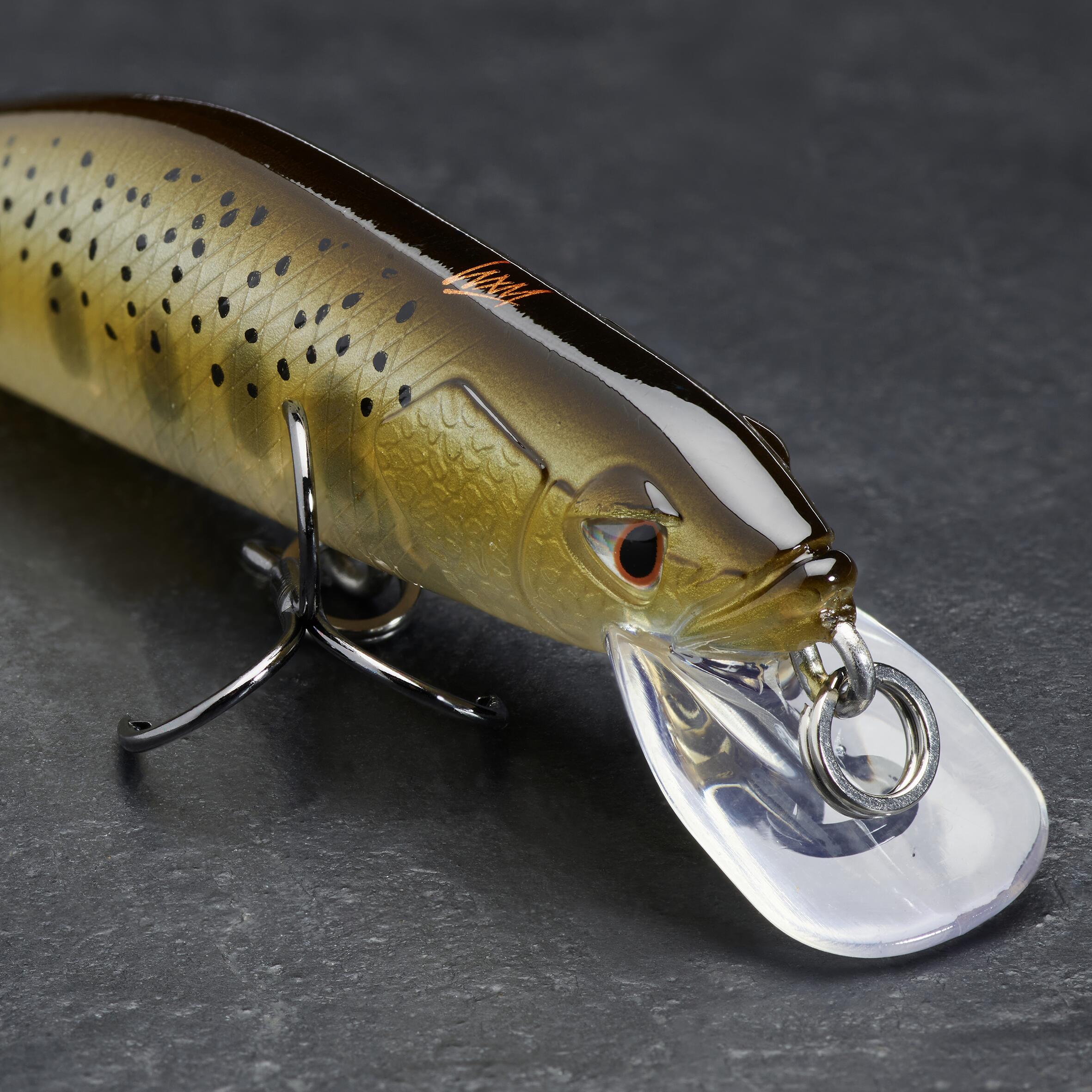 MINNOW HARD LURE FOR TROUT WXM MNWFS 70 US YAMAME - BROWN 2/4