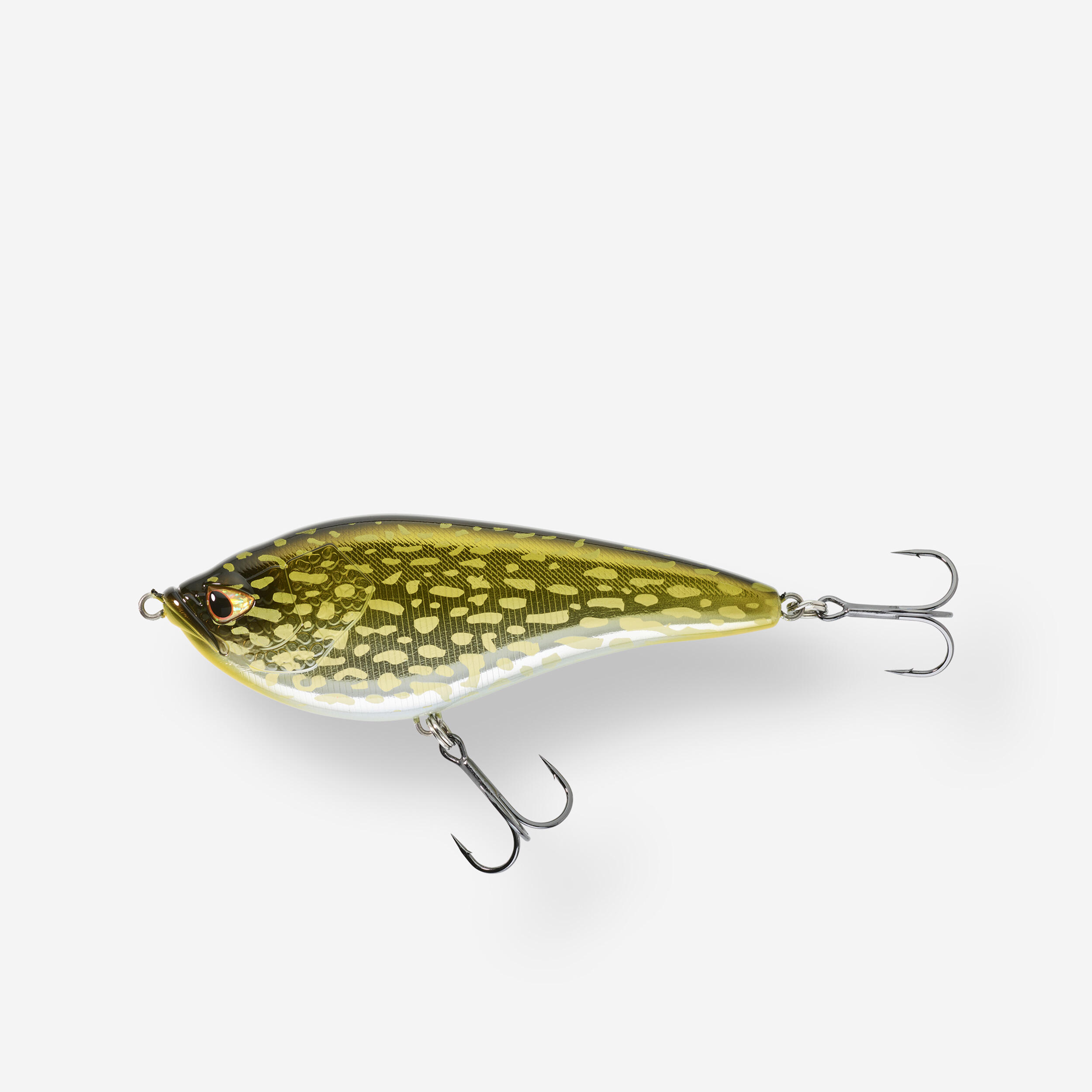 Caperlan - Poisson Nageur Jerkbait Wxm Jrk 150s Brochet - Poisson Nageur - Peche - Blanc-jaune-vert - Taille Unique - Decathlon