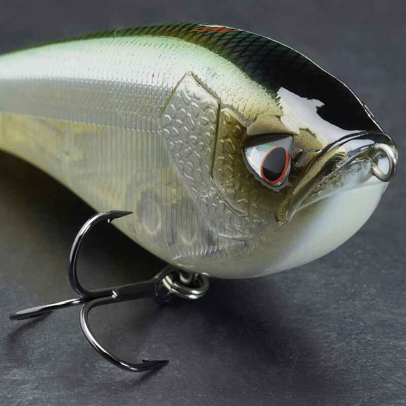 Lure Fishing Minnow Jerkbait Plug Bait MNWDD 76 SP White