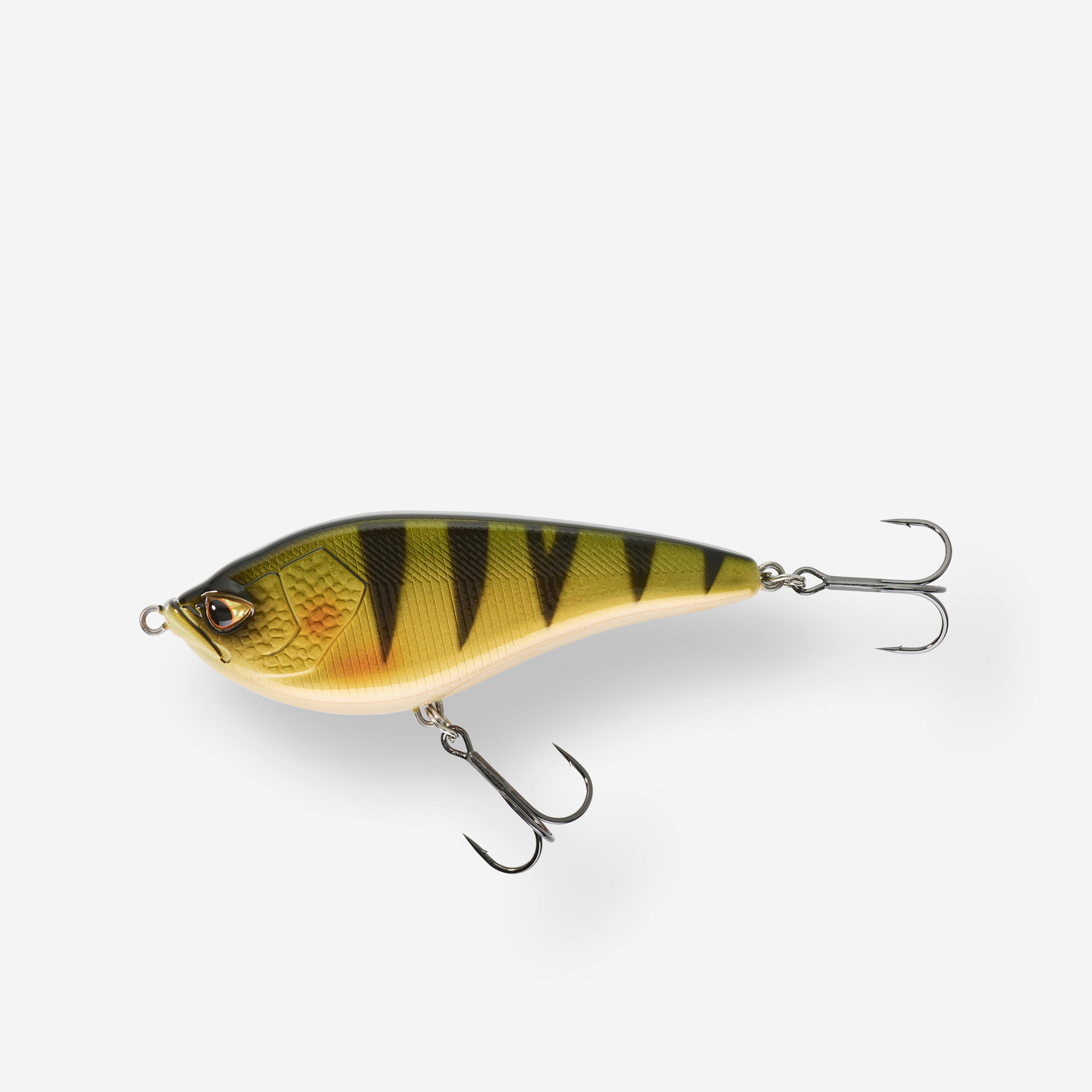 Caperlan - Poisson Nageur Jerkbait Wxm Jrk 100sp Perche - Poisson Nageur - Peche - Jaune-noir-orange - Taille Unique - Decathlon