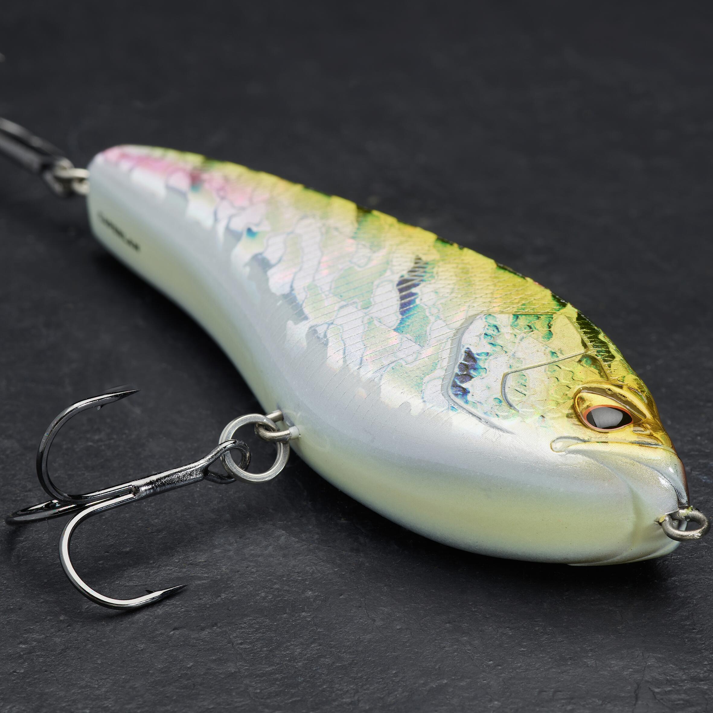 CAPERLAN Wobler Jerk WXM JRK 100 SP zelený chrbát bez · záber 5
