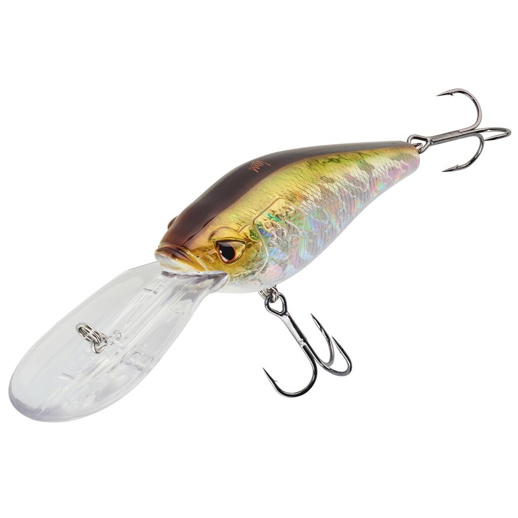 Wobler Deep Crankbait WXM CRKDD 80 F zelený chrbát