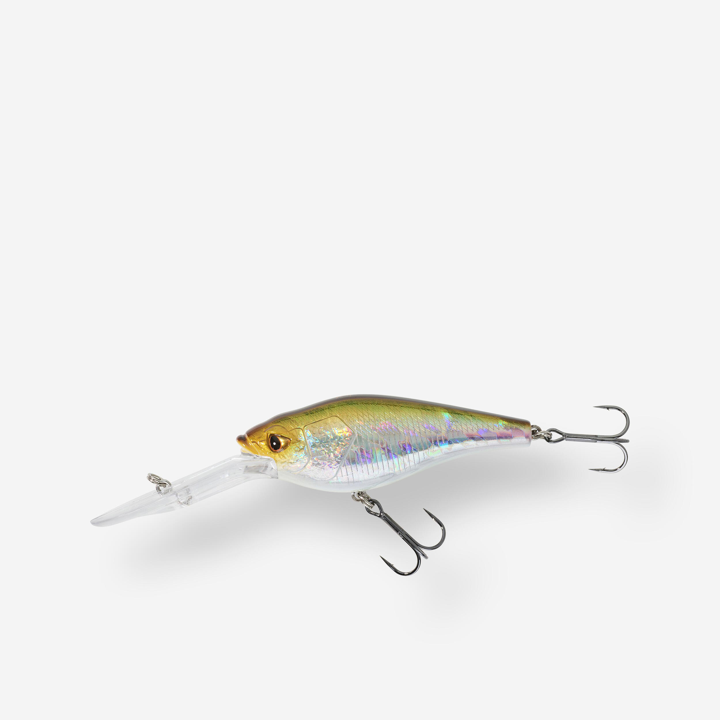 DEEP CRANKBAIT SWIMMING FISH WXM CRKDD 80F GREEN BACK