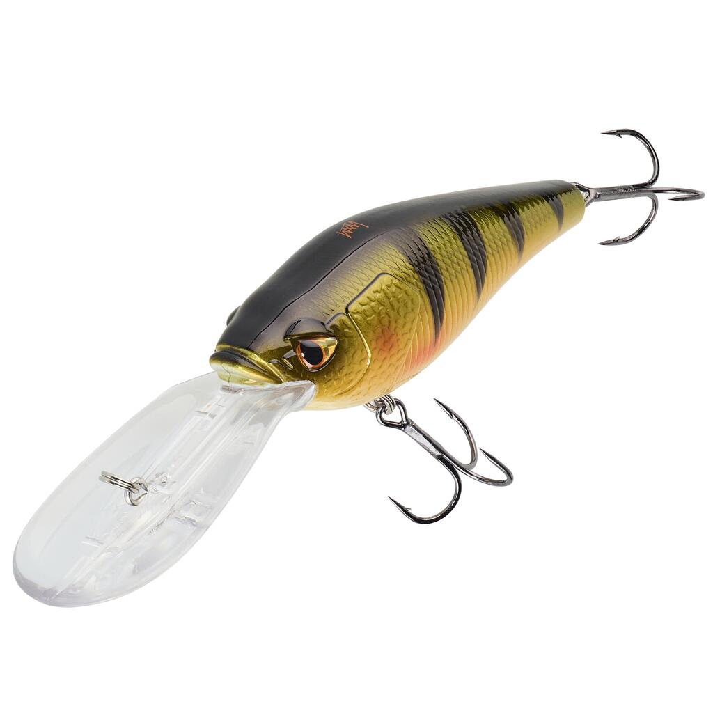 ВОБЛЕР ТИП КРАНКБЕЙТ DEEP CRANKBAIT WXM CRKDD 80F, СЪС ЗЕЛЕН ГРЪБ