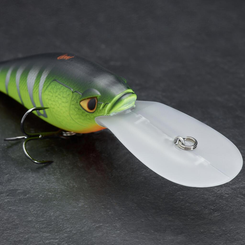 Wobler Deep Crankbait WXM CRKDD 80 F zelený chrbát