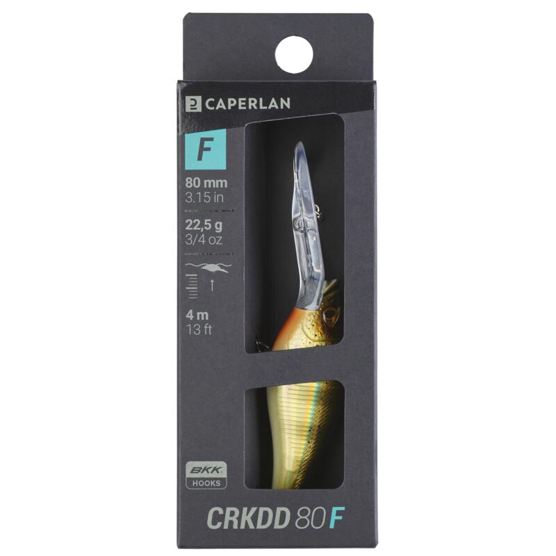 Nălucă DEEP CRANKBAIT WXM CRKDD 80F GOLD PESCUIT LA RĂPITORI  