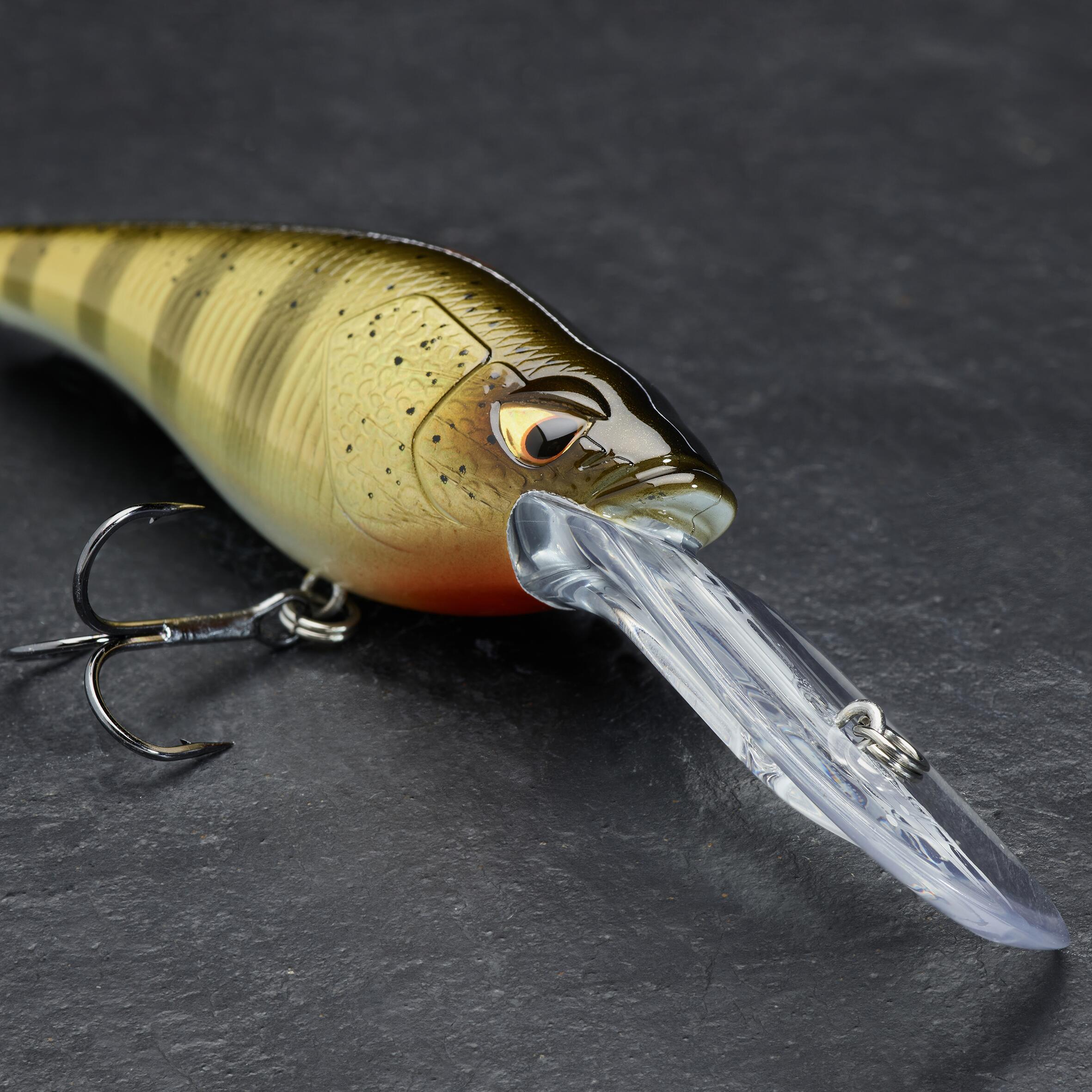 Leurre De Pêche Crankbait Plongeur Moyen – Custom Peint à La Main, Non Monté, Taille 6
