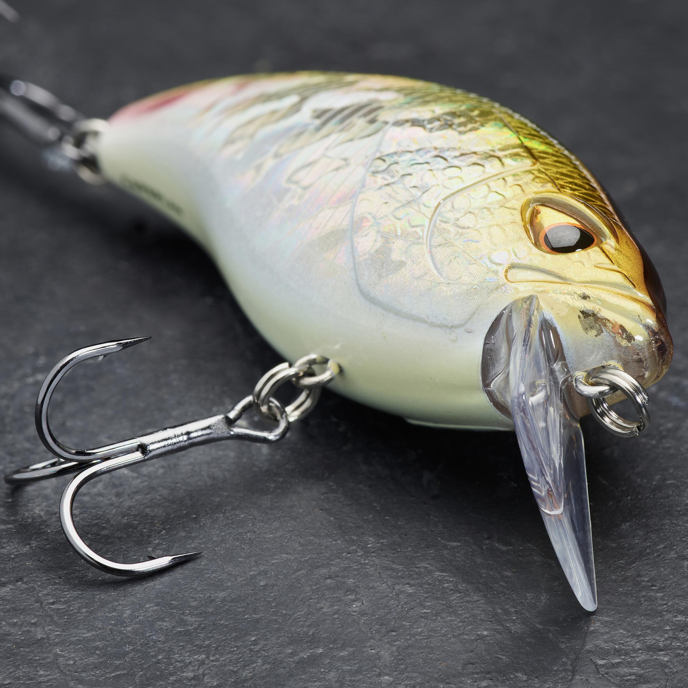 CAPERLAN Wobler Crankbait Shallow Runner WXM CRKSR 70 F zelený chrbát bez · záber 5