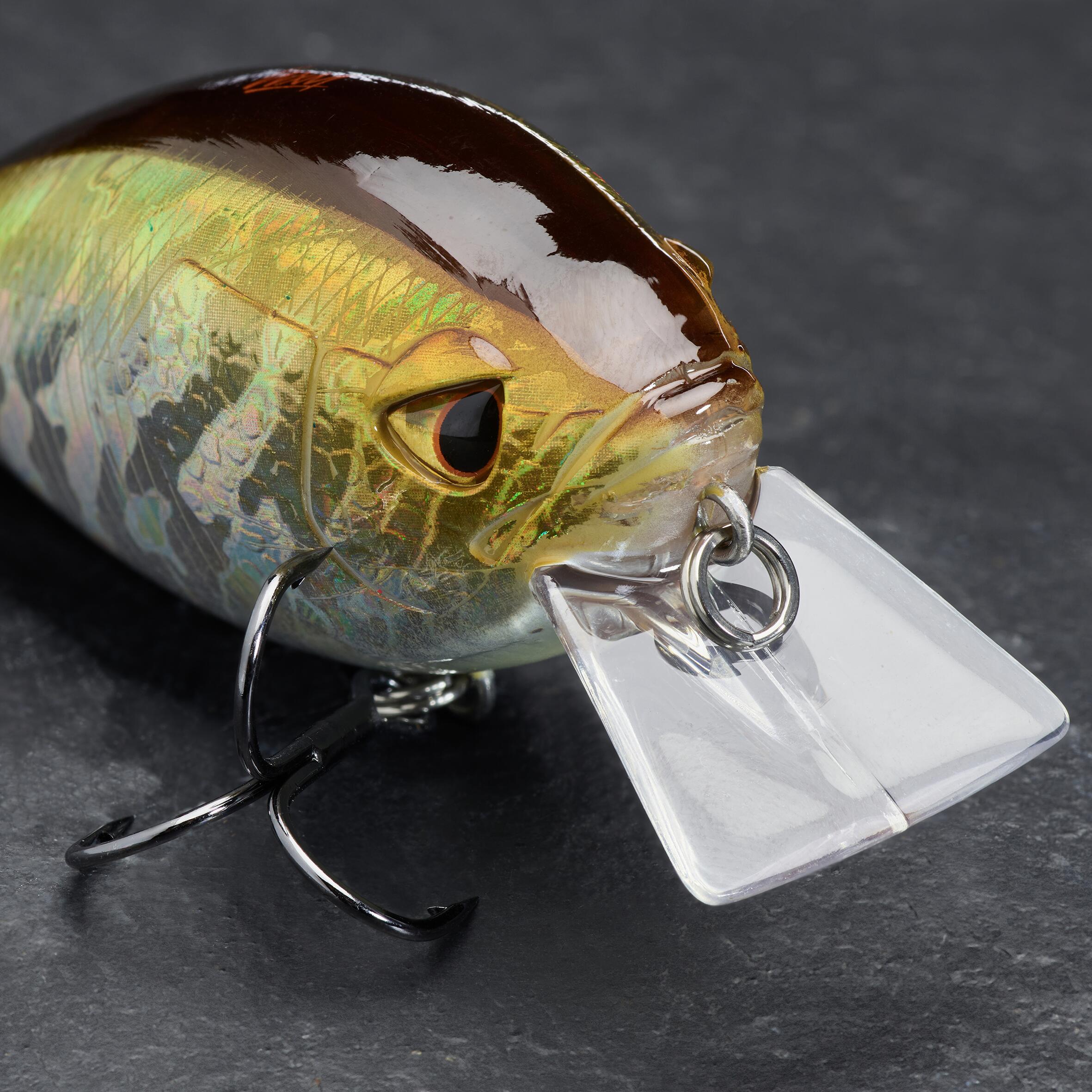 CAPERLAN Wobler Crankbait Shallow Runner WXM CRKSR 70 F zelený chrbát bez · záber 4