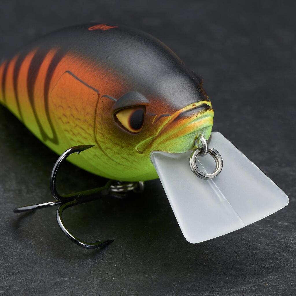 Kieto masalo „Crankbait“ vobleris žvejybai seklumoje „WXM CRKSR 70F GREEN BACK“