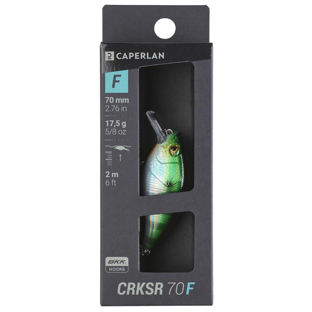 Vobler sa zelenim leđima CRANKBAIT SHALLOW RUNNER WXM CRKSR 70 F
