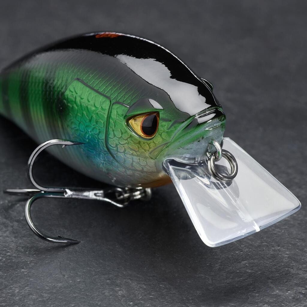 Kieto masalo „Crankbait“ vobleris žvejybai seklumoje „WXM CRKSR 70F GREEN BACK“