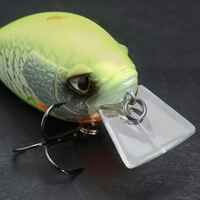 CRANKBAIT HARD LURE SHALLOW RUNNER WXM CRKSR 70F WHITE YELLOW BACK