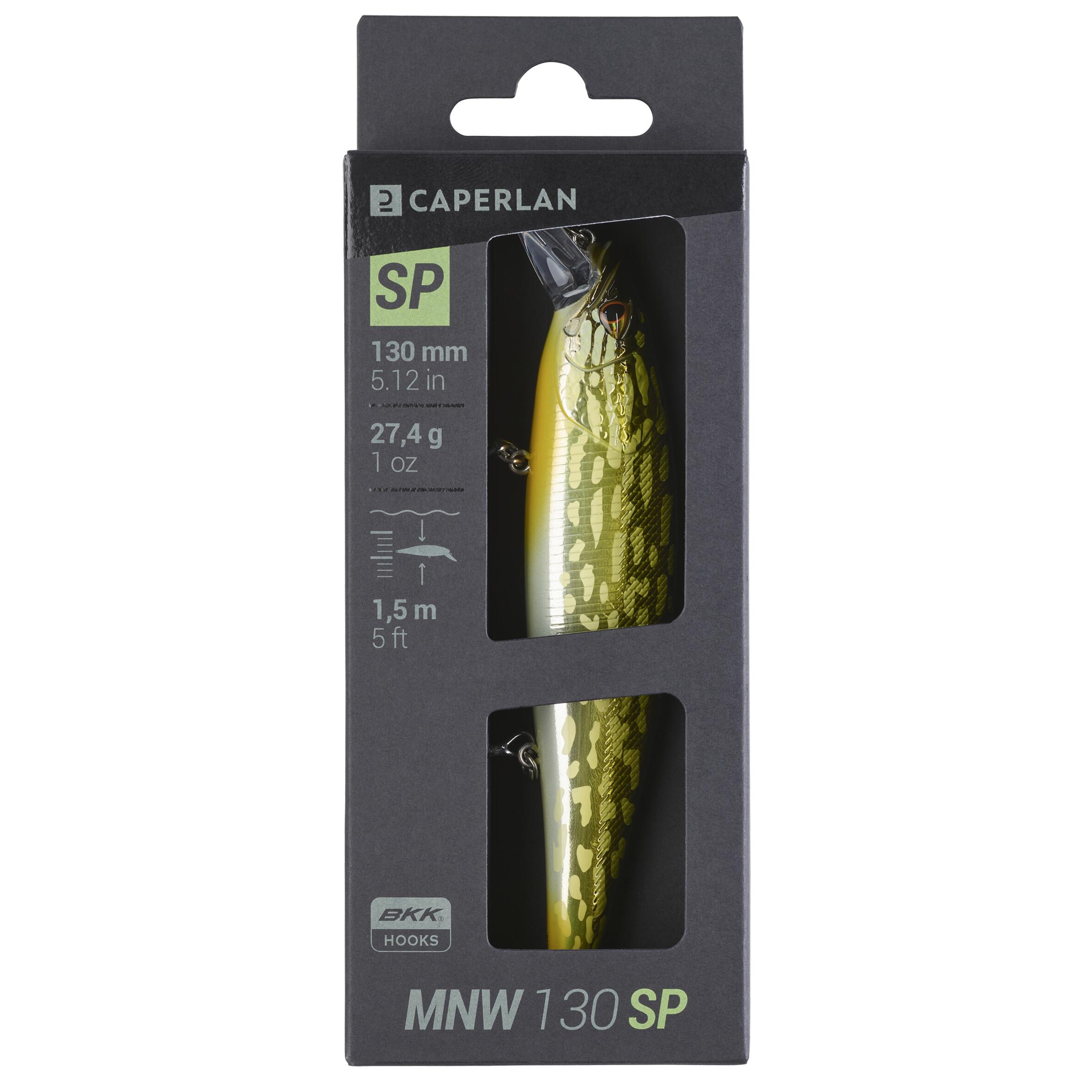 POISSON NAGEUR JERKBAIT MINNOW WXM MNW 130SP BROCHET 5/7