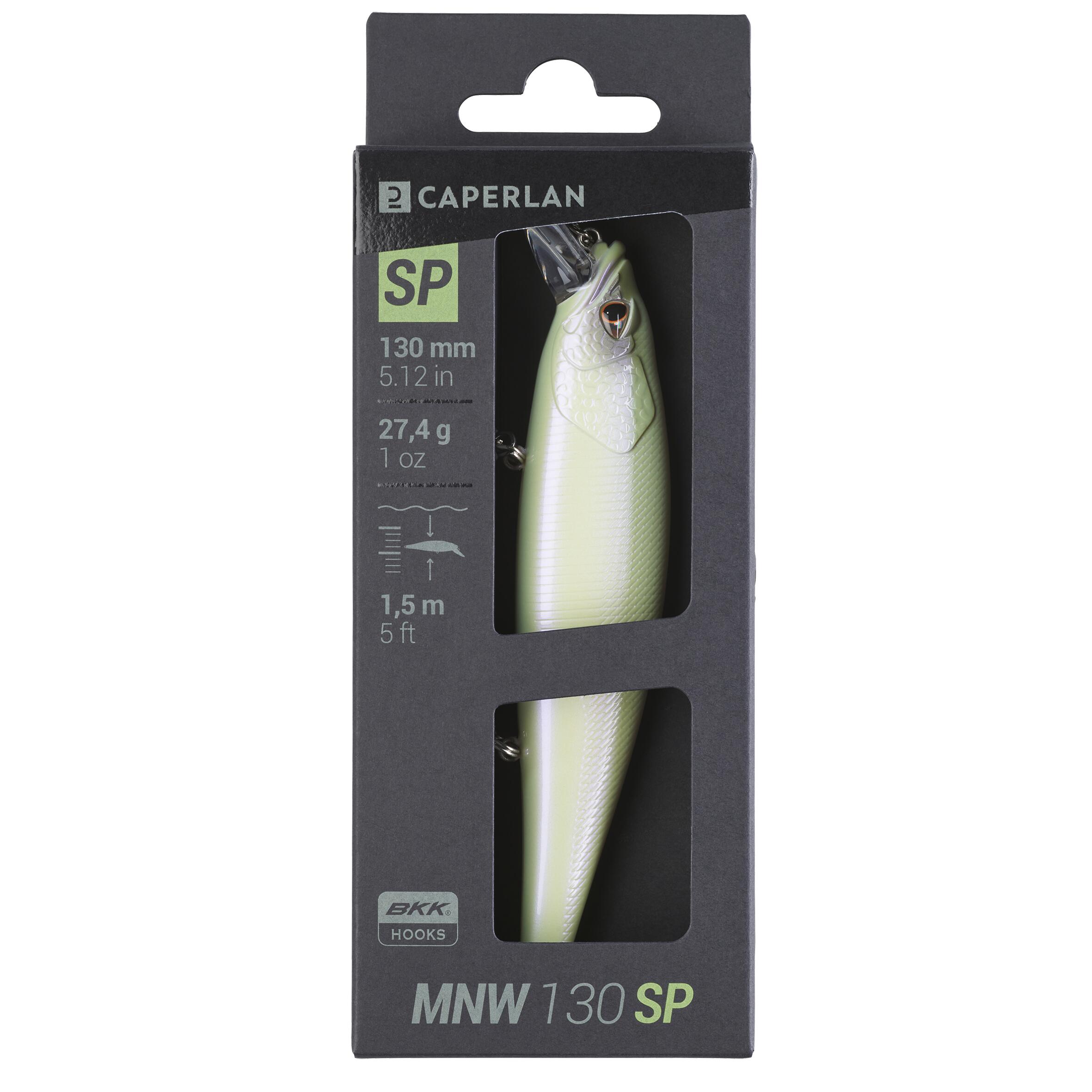 SWIMMING FISH JERKBAIT MINNOW WXM MNW 130SP BIANCO