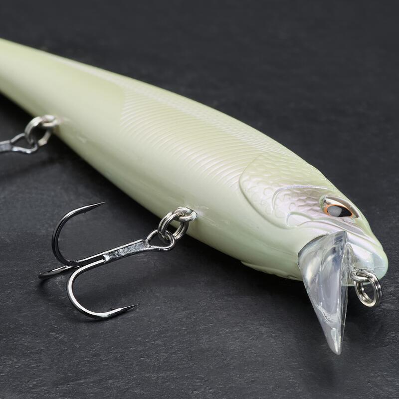 Wobler jerkbait minnow Caperlan WXM MNW 130SP biały