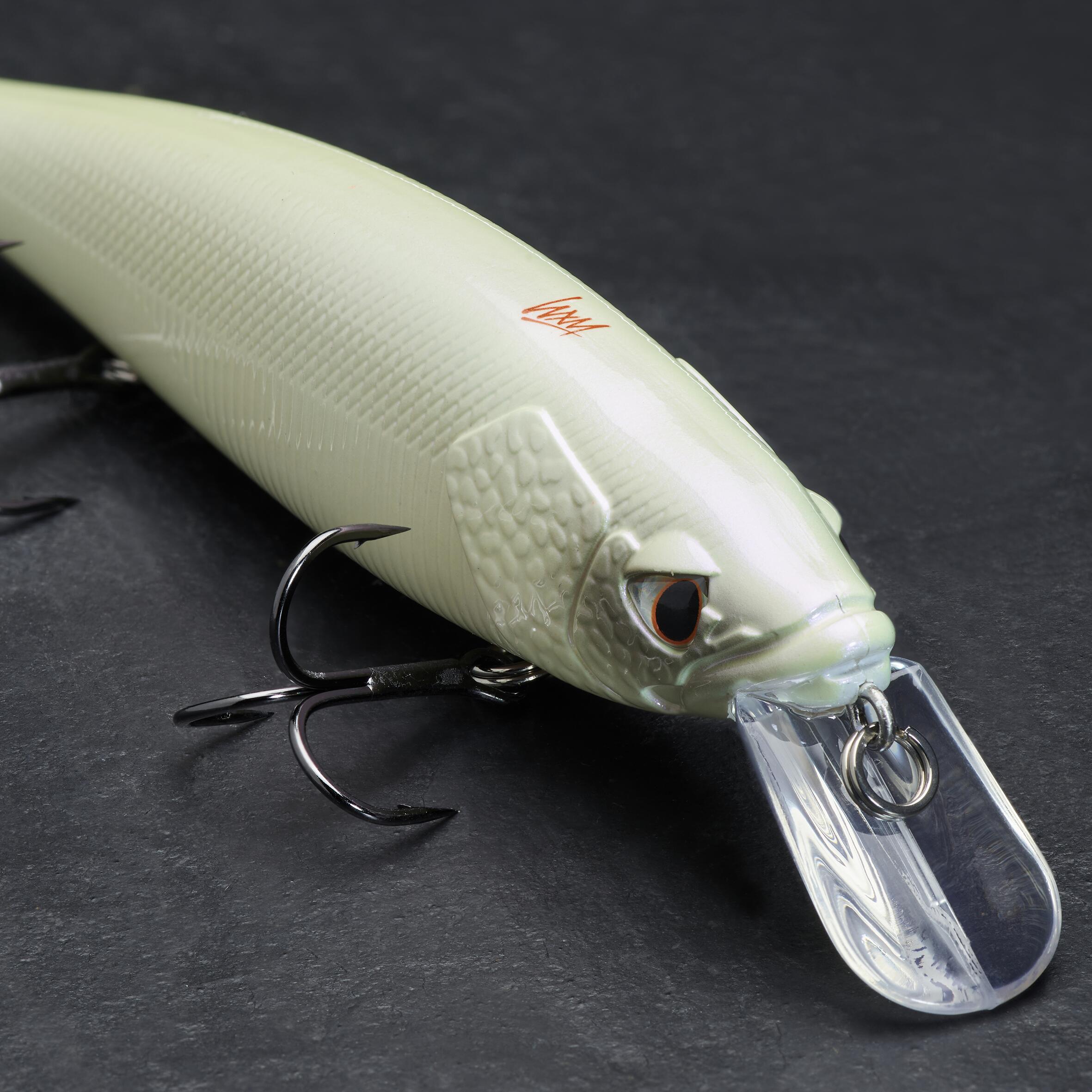 Minnow Jerkbait Hard Bait - WXM MNW 130 SP White - CAPERLAN