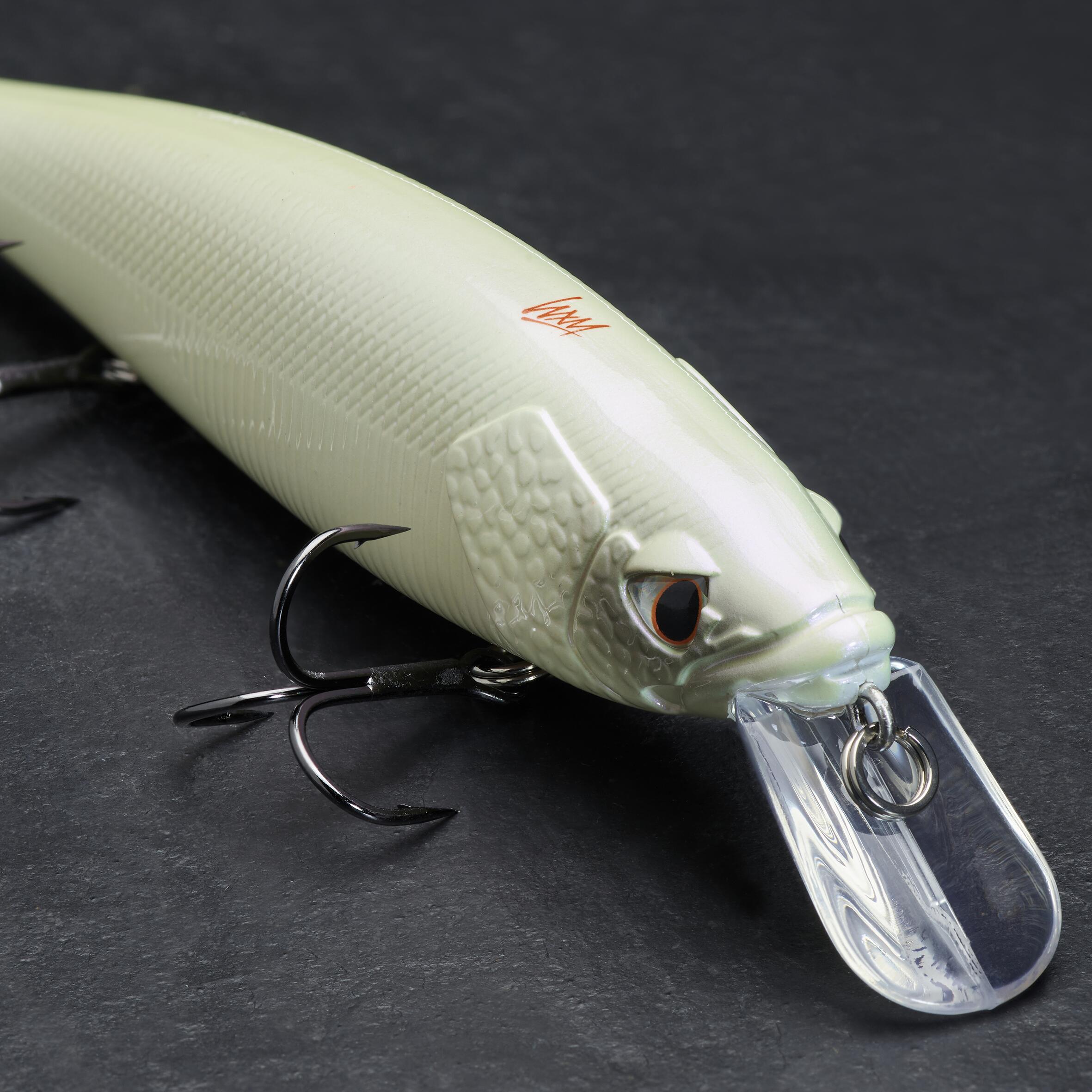 MINNOW JERKBAIT HARD LURE WXM MNW 130SP - WHITE 3/5