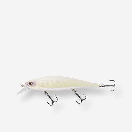 POISSON NAGEUR JERKBAIT MINNOW WXM MNW 130SP BLANC