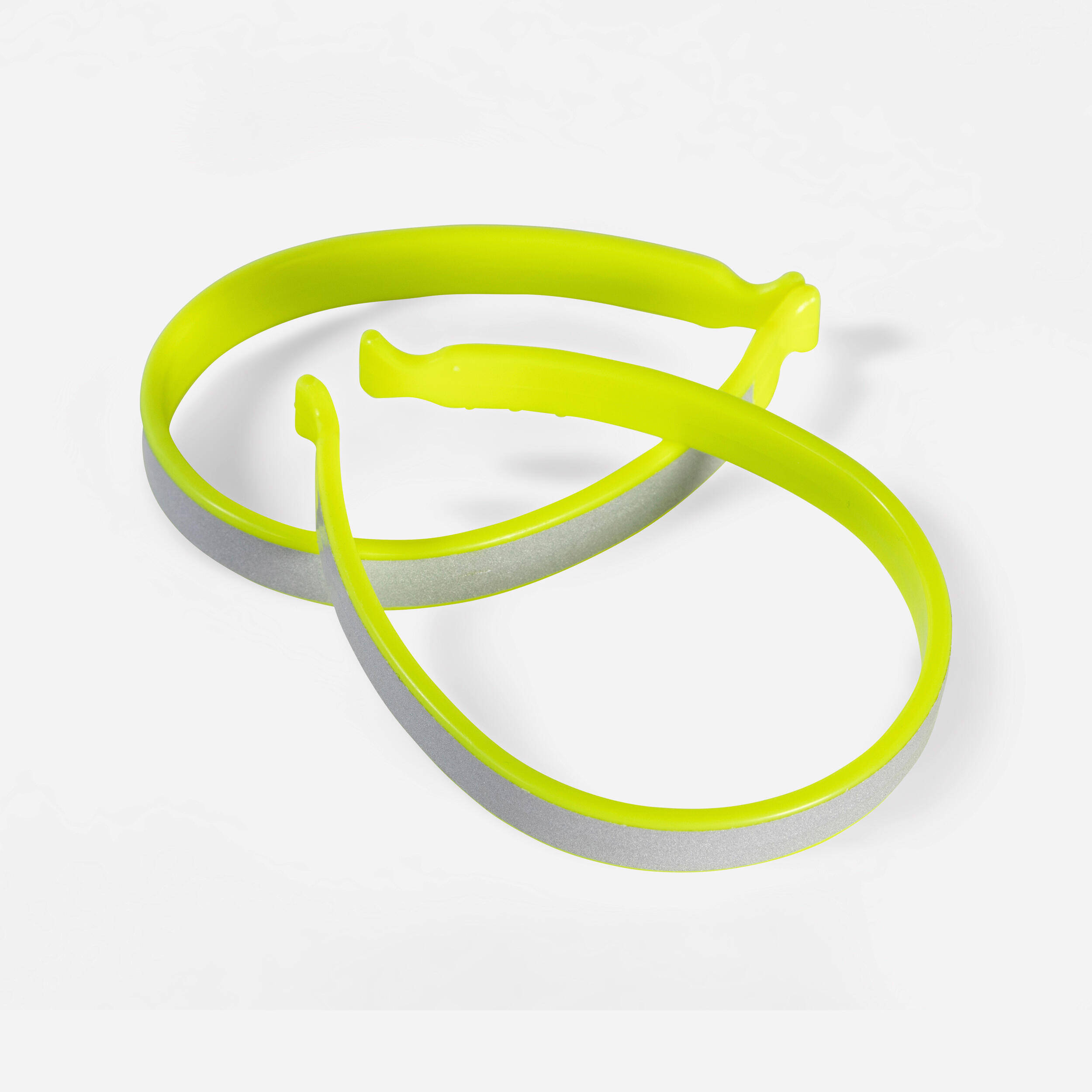 Cycling Trouser Clip 100 Yellow -  1