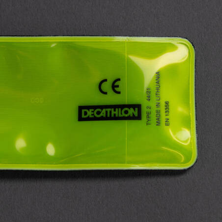 Leg/Arm Band Visibilitas Sepeda 540 - Neon Yellow