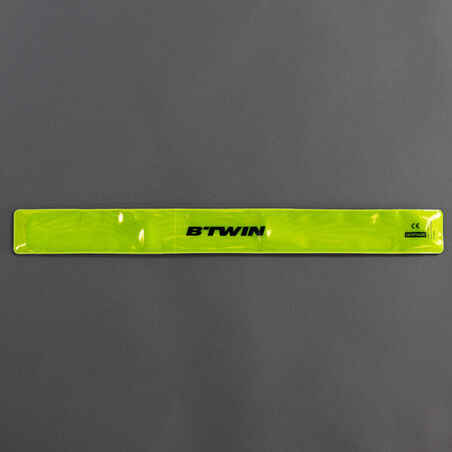 Leg/Arm Band Visibilitas Sepeda 540 - Neon Yellow
