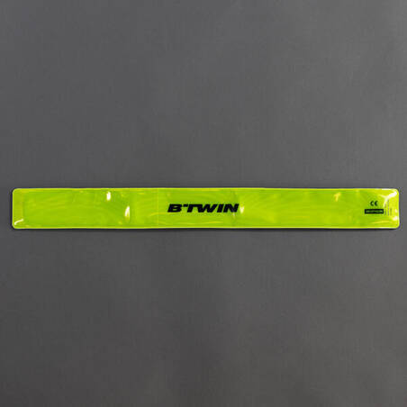 Leg/Arm Band Visibilitas Sepeda 540 - Neon Yellow