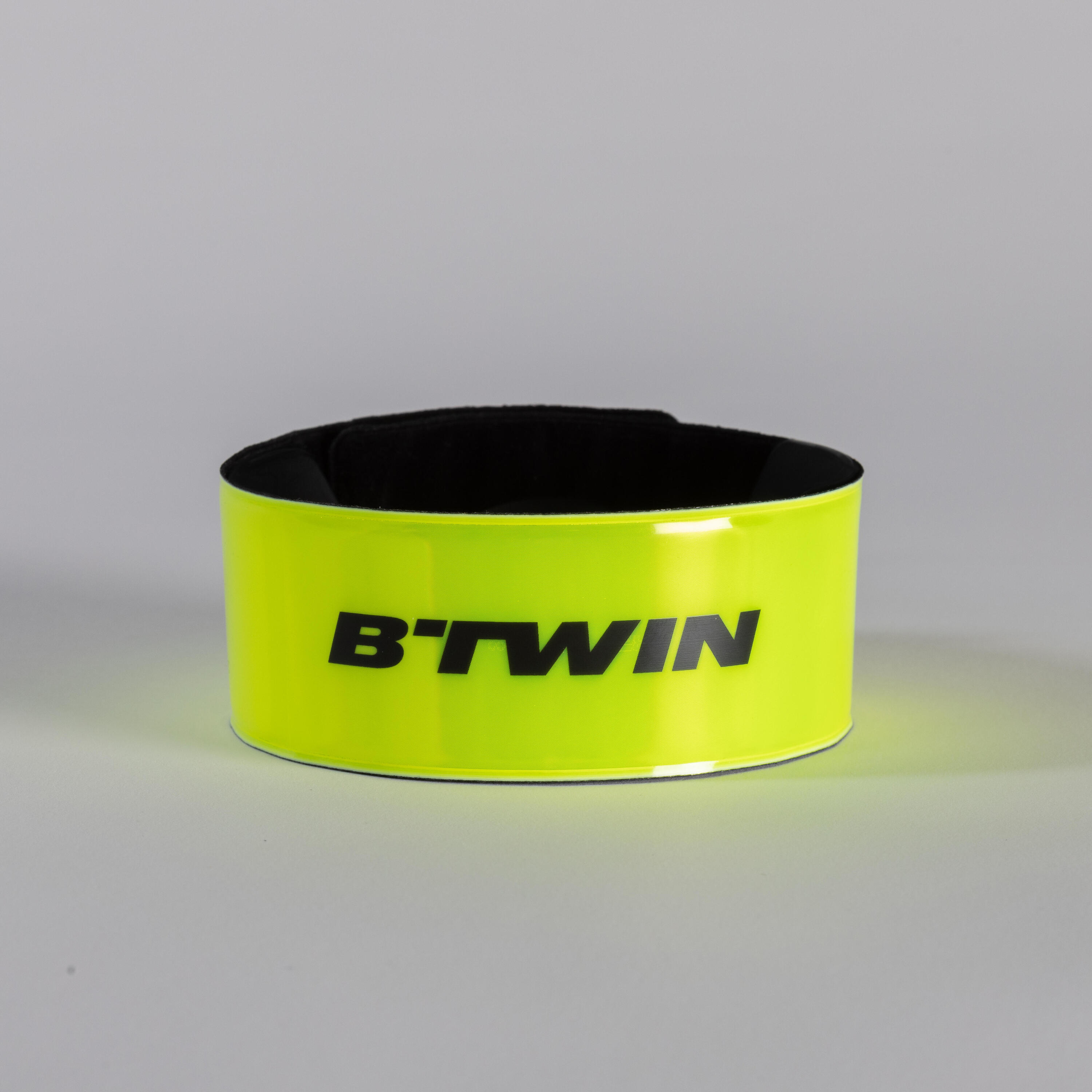 BTWIN Cycling Visibility Armband - Neon Yellow