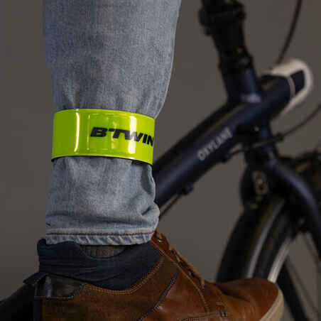 Cycling Visibility Leg/Arm Band 540 - Neon Yellow