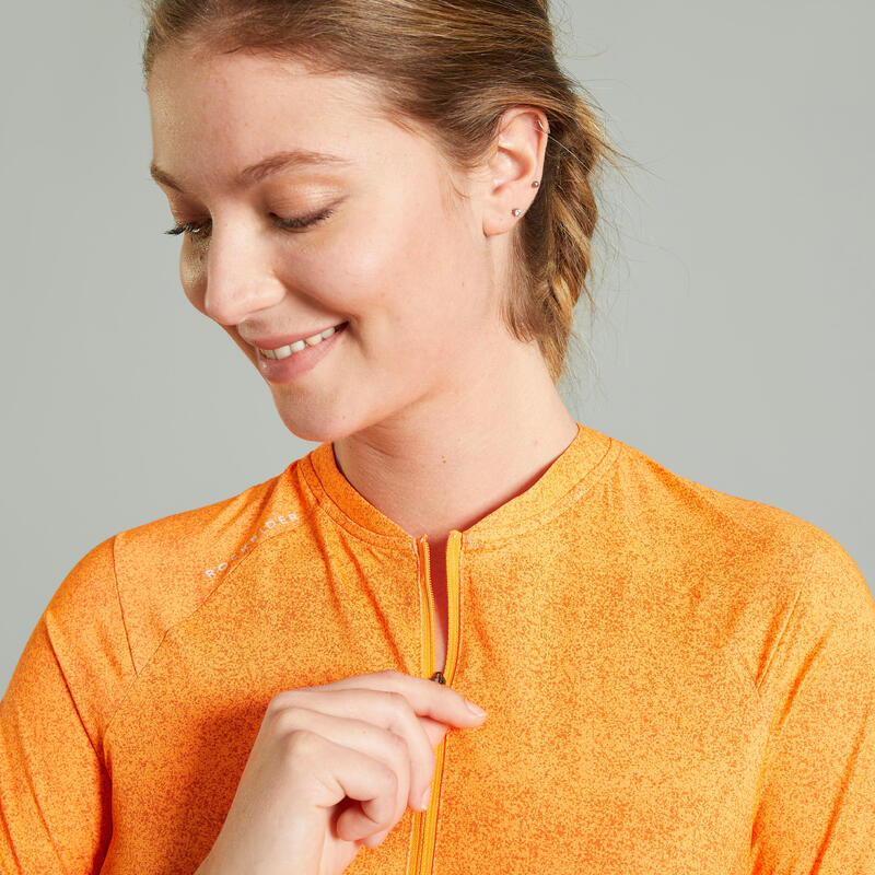 Damen kurzarm MTB Radtrikot – Expl 500 orange 