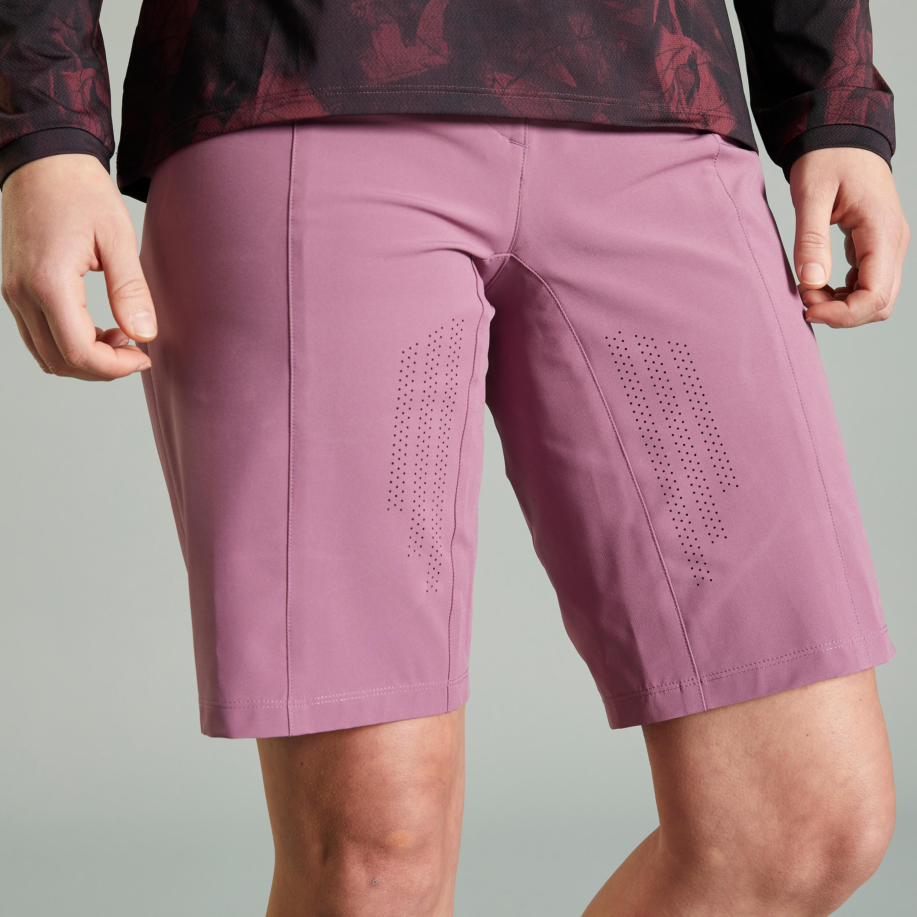 Women's Mountain Biking Shorts EXPL 700 - Pink 7/10