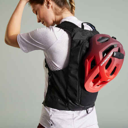 Mountain Bike Hydration Backpack Explore 7L/2L Water - Black