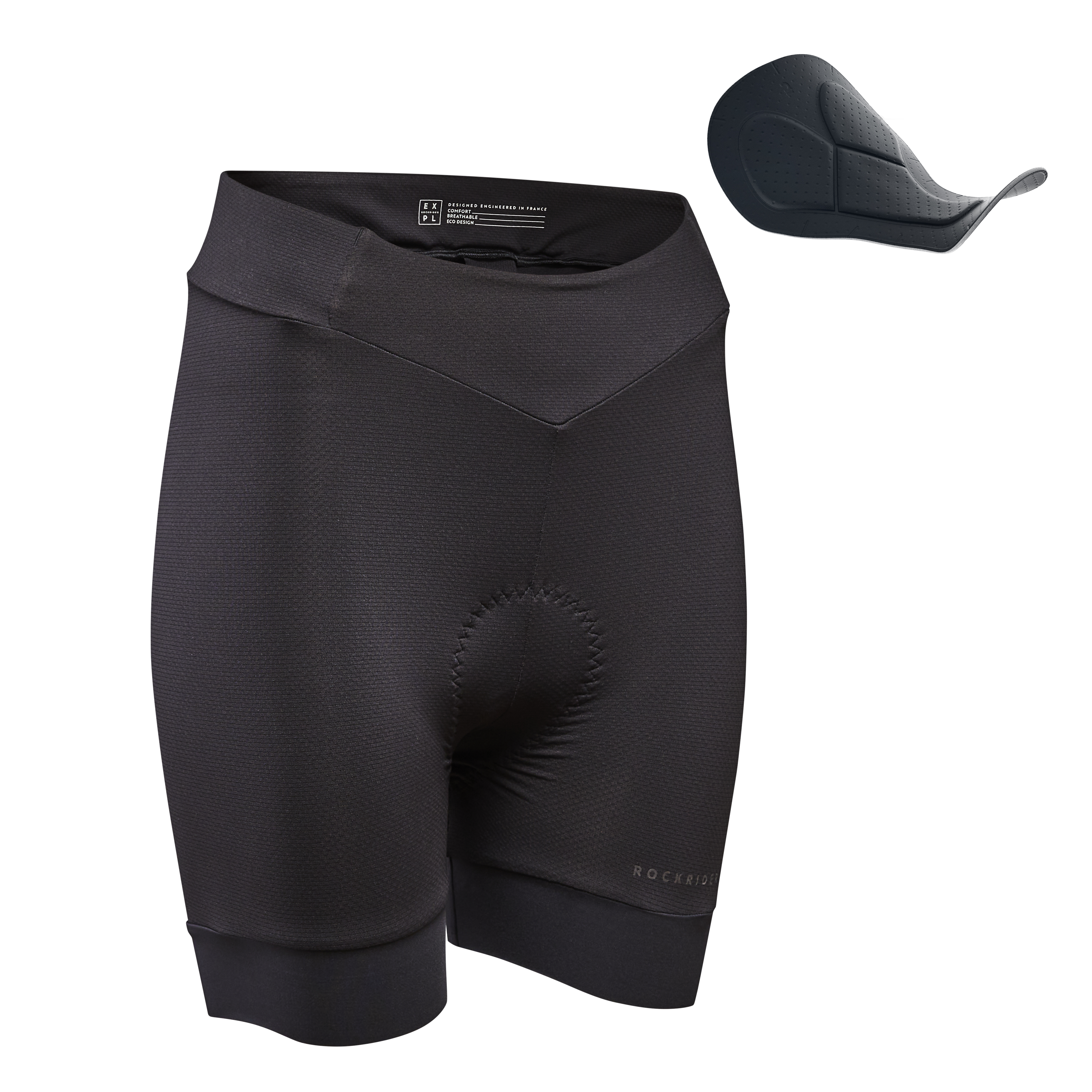 Women's Mountain Biking Undershorts - Expl 500 Black