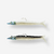 COMBO leurres souples shad lançon EELO 150 18g DOS NOIR / DOS BLANC