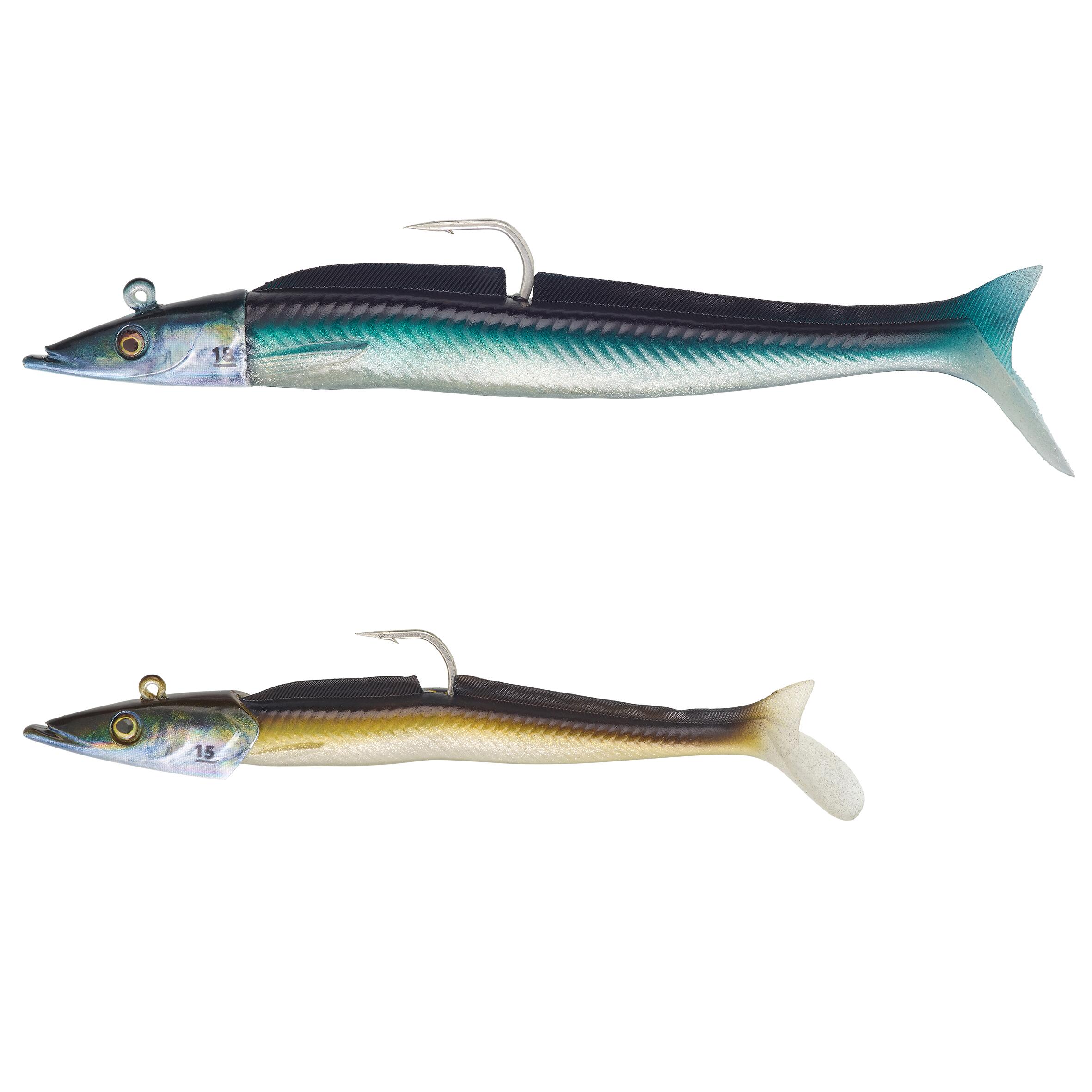 Brussels08 - 200 esche artificiali artificiali per vermi, esche morbide, per pesca a verme molli, esche da pesca a colori assortiti