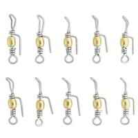 Rolling surfcasting bait hooks