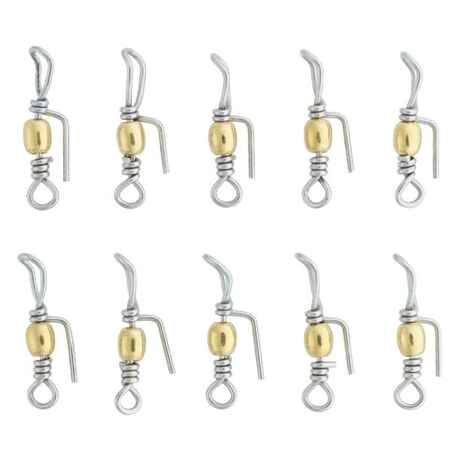 Rolling surfcasting bait hooks