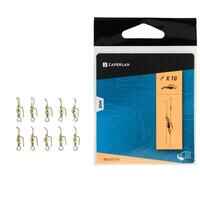 Rolling surfcasting bait hooks